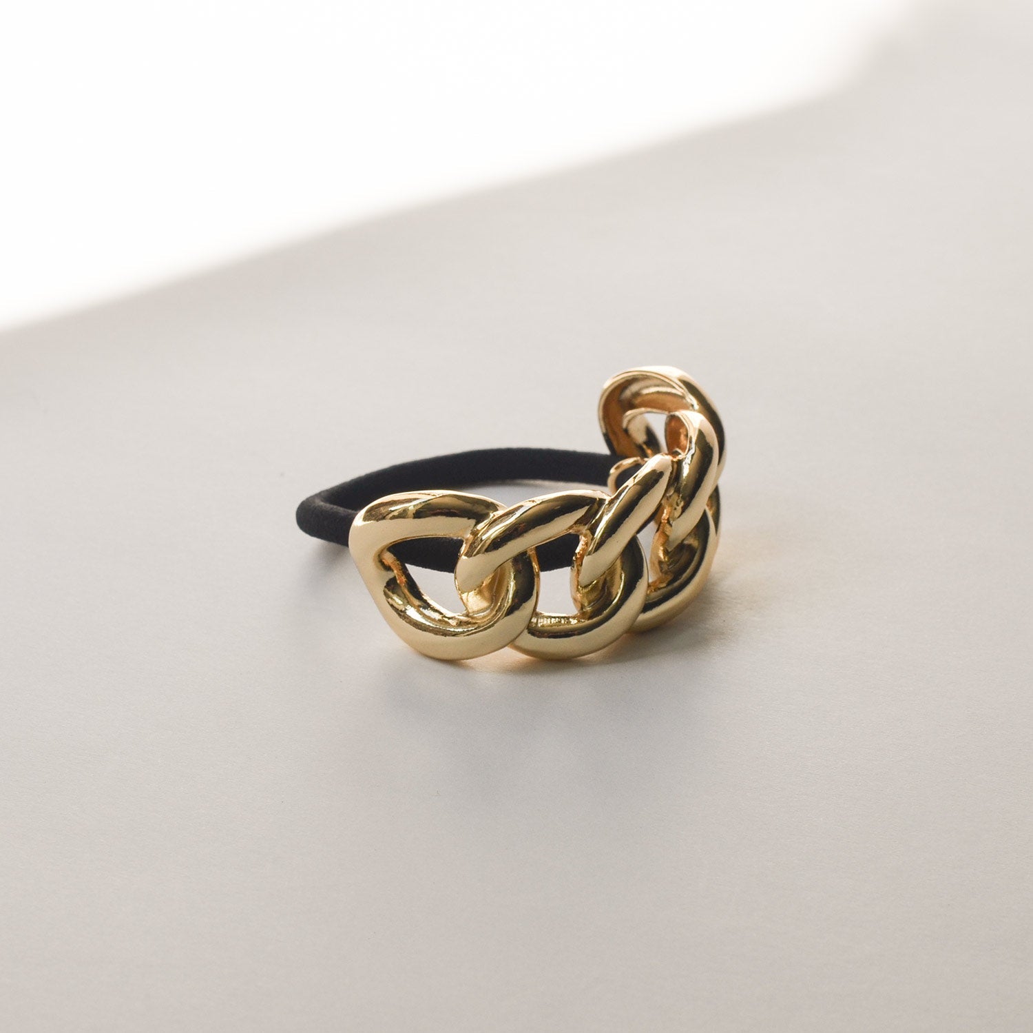 Chain Metal Ponytail Cuff Hair Tie | Gold