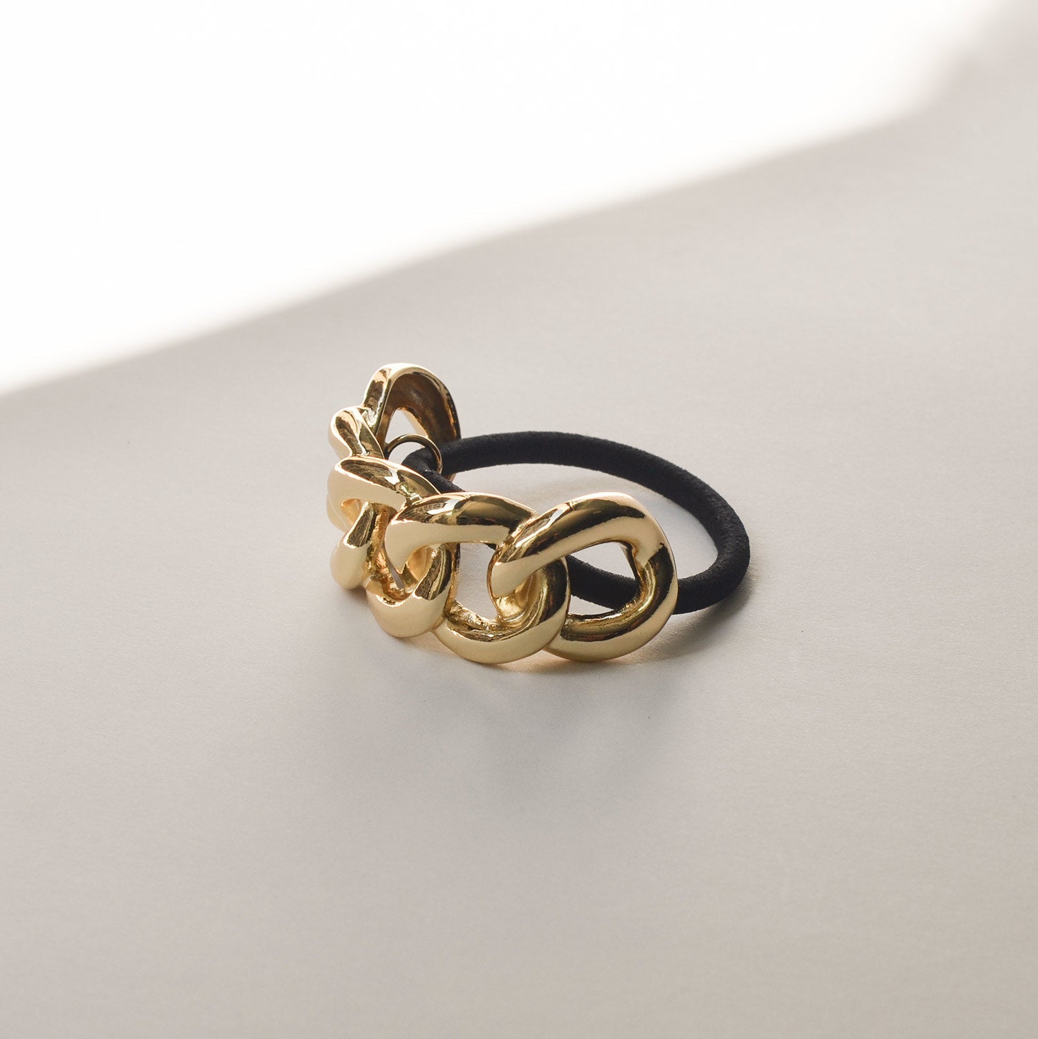 Chain Metal Ponytail Cuff Hair Tie | Gold