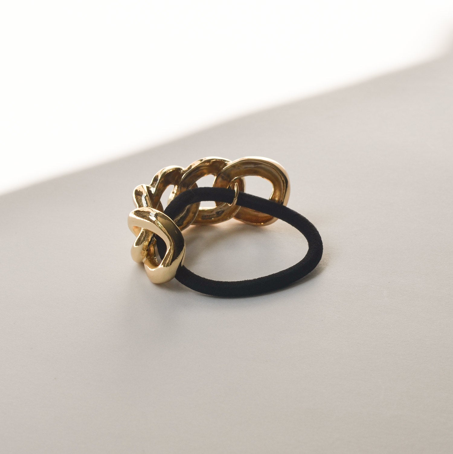 Chain Metal Ponytail Cuff Hair Tie | Gold